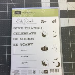 Stampin Up Stamps- Holiday Invitation