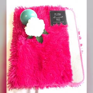 Hot Pink Plush Rug