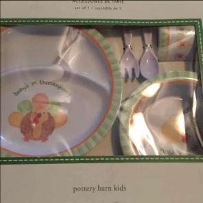 Pottery barn baby first thanksgiving