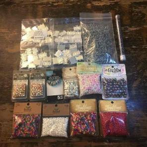 Jewelry making beads bundle- craft lot