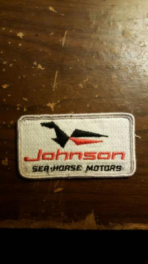 VINTAGE Johnson Sea Horse Motors patch