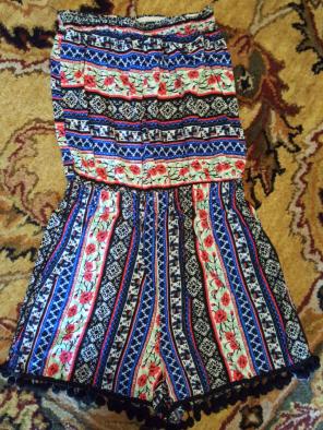 Patterned Romper