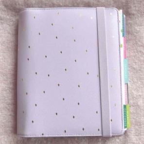 NWOT kikki.K large (A5) planner in lilac