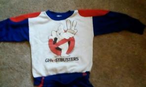 Vintage Ghostbusters child clothes 1989
