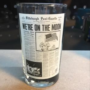 Pittsburgh Post Gazette Space Moon Glass