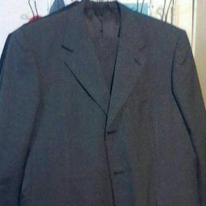 Men's Dark Gray 2 Piece Suit