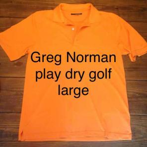 Greg Norman play dry shirt large