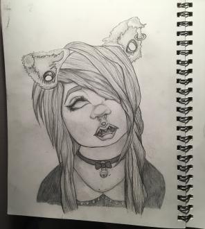 KittyMilkGore Drawing