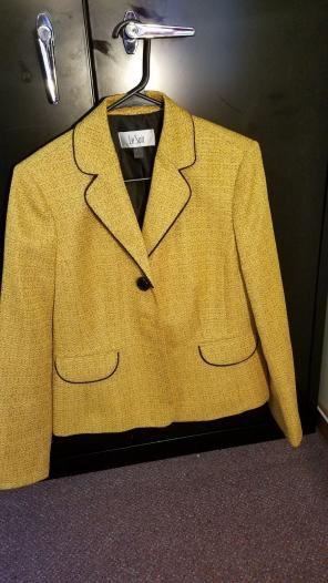 Yellow Suit coat with skirt