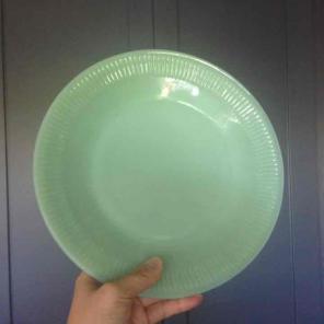 Fire King Jane Ray Jadeite Plate