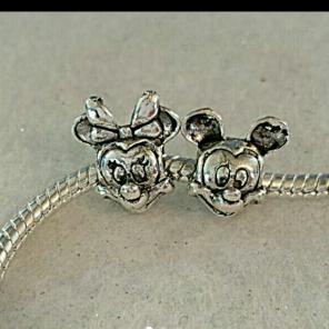 minnie and mickey disney charms 925.