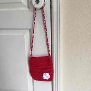 Girls Little Red Purse