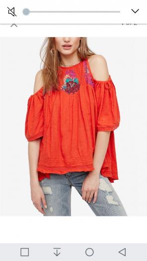 Free people top, brand new