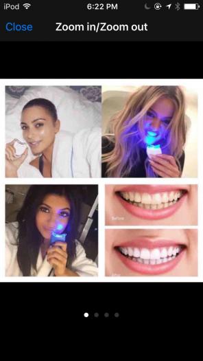 Celebrity Teeth Whitening Light Gel Set
