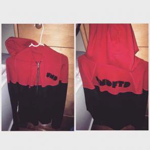 Undefeated zip-up hoodie