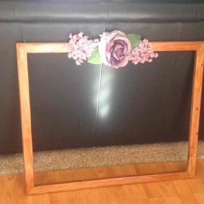 Wooden hanging frames
