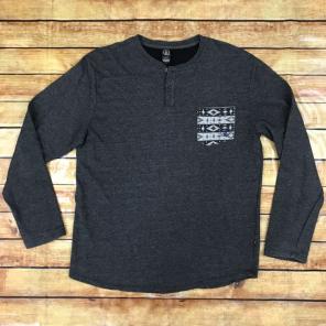 Volcom Doobeye Printed Pocket Henley XL