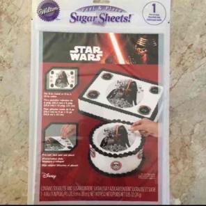 Star Wars 7 The Force Awakens Cake Decor