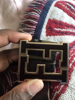 Brown Designer Fendi Belt