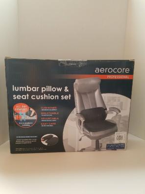 LUMBAR PILLOW AND SEAT CUSHION