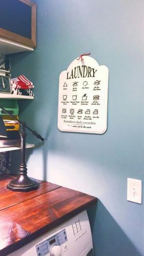 Laundry room decor