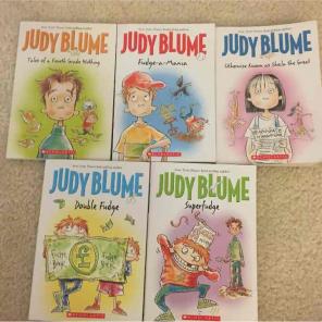 (5) Judy Blume books