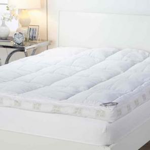 4" Feather Bed with Quilted Top King