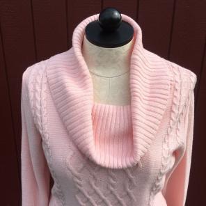 New York & Company Cowl Neck Sweater L