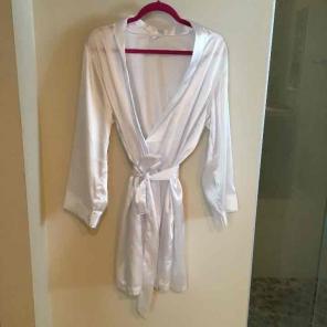 White Bridal Robe