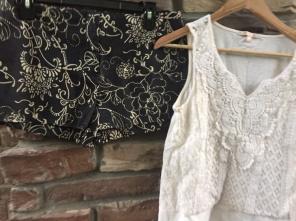 2 Piece Shorts And Knit Top/ Express