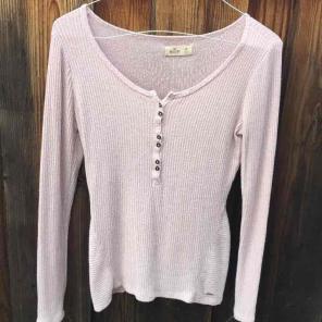 Hollister Soft Blush Henley