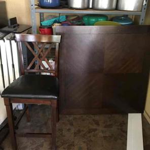 Table and chair