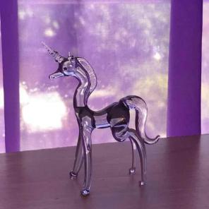 Unicorn crystal decor
