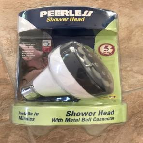Peerless White 5 Spray Shower Head