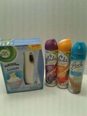 Brand new airwick+3 glade aerosol