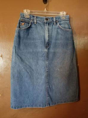 Vintage Wrangler Jean Skirt