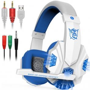 White gaming headset FREE SHIPPING