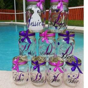 Braidmaids mason jars
