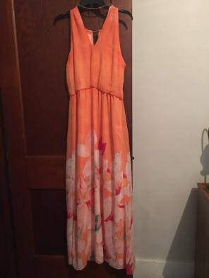 Orange Maxi Dress