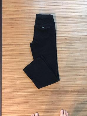 Black Corduroy Spoon Pants Sz 11 Women