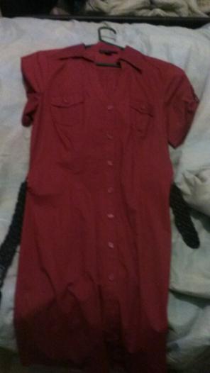 Nice red fitted dress