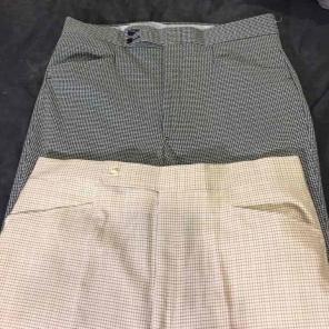 Vintage 1960's expandable waist pants.