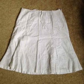 NWOT White Skirt