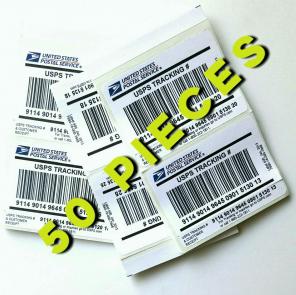 50 Pieces USPS Tracking Labels