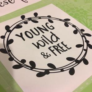Young, Wild & Free Decal