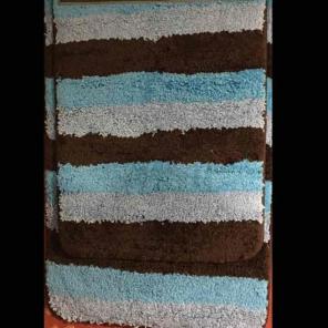 2PC Super Plush Bath Rug New
