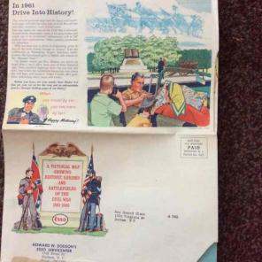 Esso Civil War Battlefield & Shrines Map
