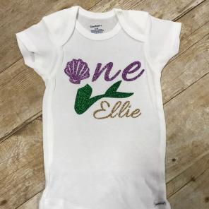 Mermaid Theme Birthday Shirt