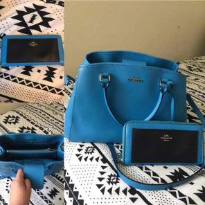 Coach bag and wallet