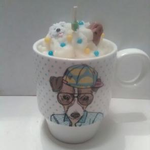 Doggie Mug Candle